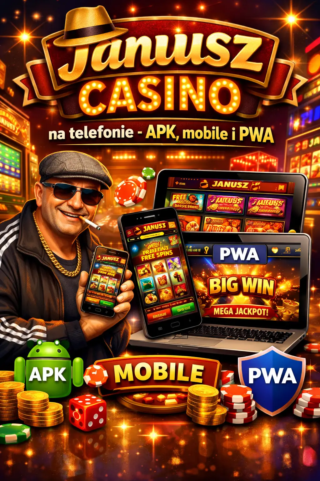 Wersja mobilna Janusz Casino